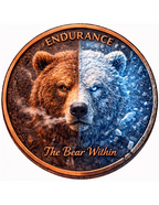 Bear – Endurance & Dominance 1 oz Kupfer 2026 (Virtues Series)