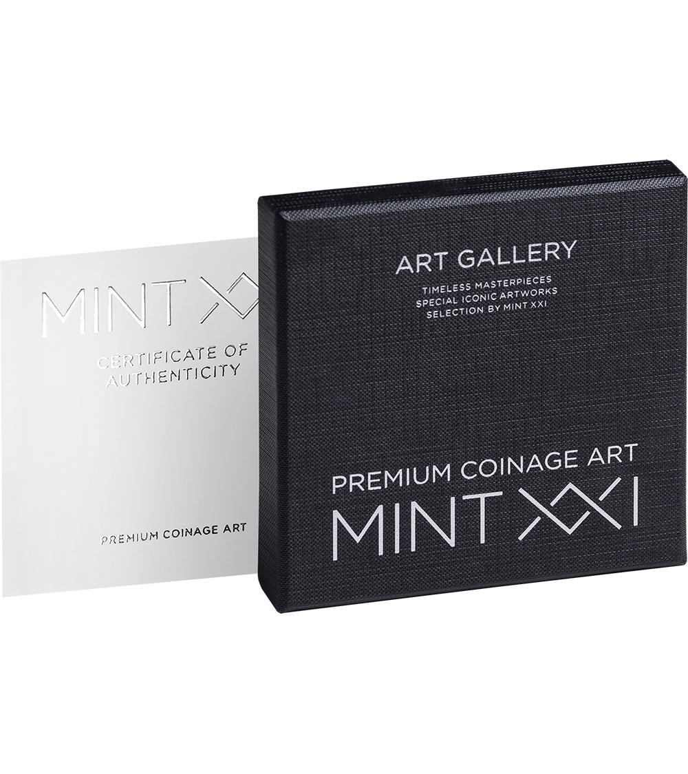 The Maiden Gustav Klimt 2026 – 1 oz Silbermünze Proof, Motivseite