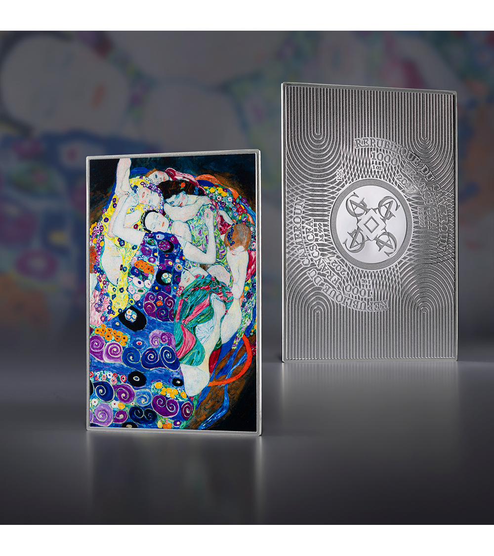 The Maiden Gustav Klimt 2026 – Münze mit Box und Echtheitszertifikat