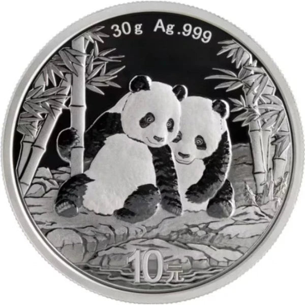 Silbermünze 30 g – China Panda 2026 | Ag .999 | BU | Volksrepublik China