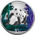 China Panda Chameleon Effect 2026 – Motivseite mit zwei Pandas und irisierender Farbveredelung