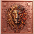 Cyber Lion 2026 – 1 oz Kupferbarren | Cu .999 | Hobo Coin Exclusive
