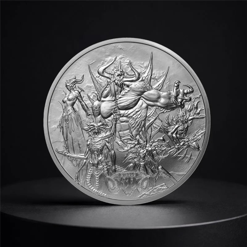 Diablo 30th Anniversary 2026 – Detail Silbermedaille | Blizzard Entertainment | kaufen Graz Kärnten