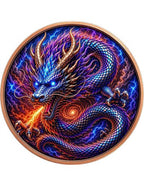 Dragon of the Cosmic Storm – 5 oz Kupfer 999 High Relief Colors UV 2026 – HoboMint