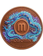Dragon of the Cosmic Storm – 5 oz Kupfer 999 High Relief Colors UV 2026 – HoboMint