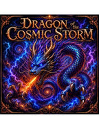 Dragon of the Cosmic Storm – 5 oz Kupfer 999 High Relief Colors UV 2026 – HoboMint