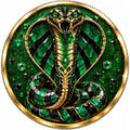 Emerald Venom 2026 1 oz Silber Maple Leaf Kobra Vorderseite