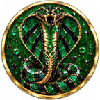 Emerald Venom 2026 1 oz Silber Maple Leaf Kobra Vorderseite