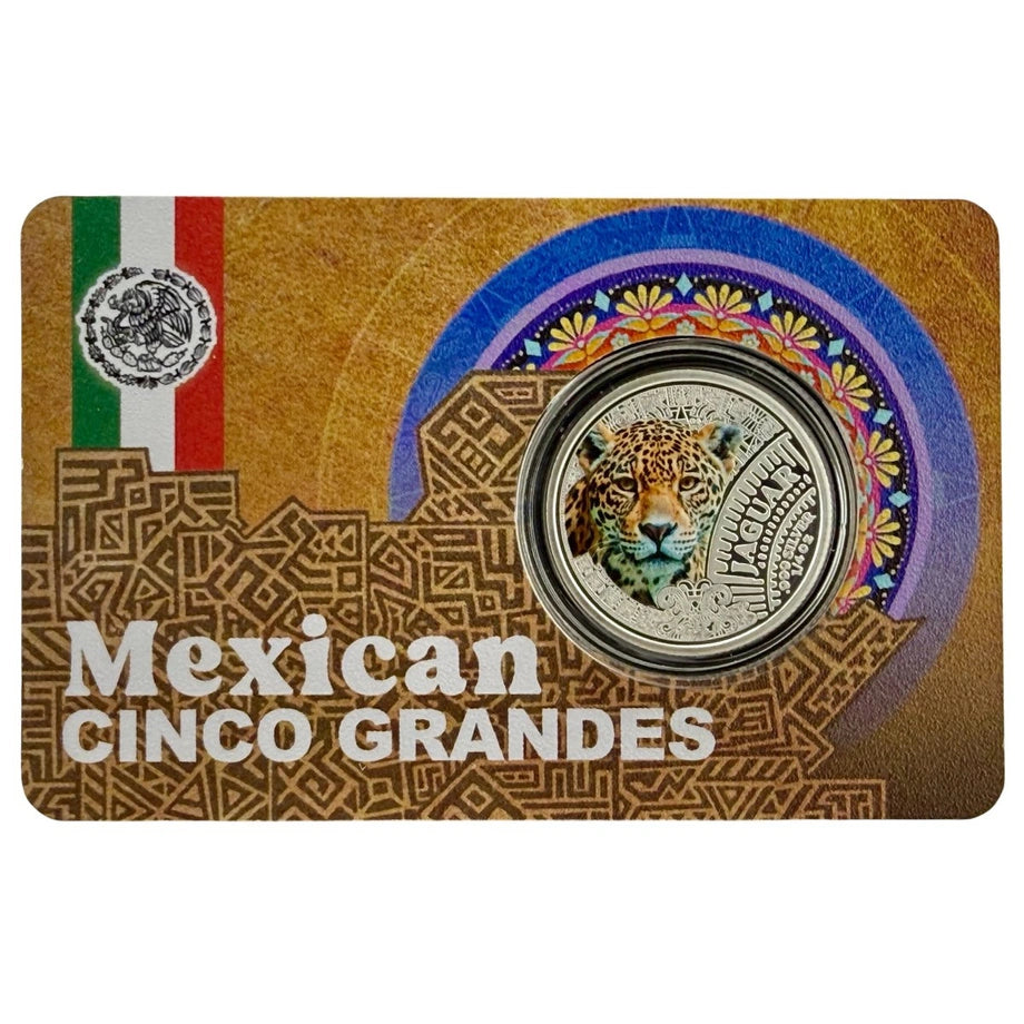 Mexican Cinco Grandes – Jaguar 1/4 oz Silber 999 Proof 2026 (Kamerun)