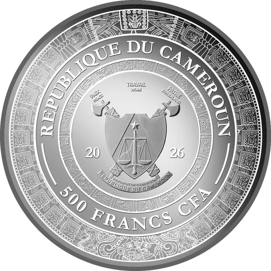 Mexican Cinco Grandes – Jaguar 1/4 oz Silber 999 Proof 2026 (Kamerun)
