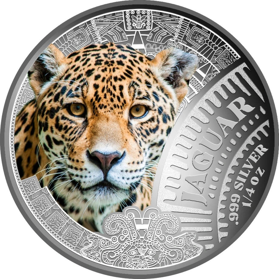 Mexican Cinco Grandes – Jaguar 1/4 oz Silber 999 Proof 2026 (Kamerun)