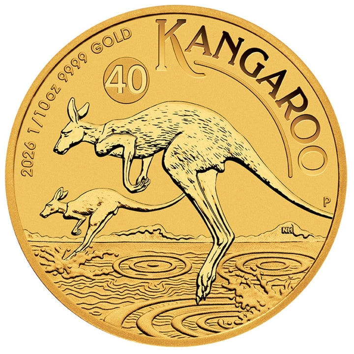 Australian Kangaroo 1/10 oz Gold 2026*