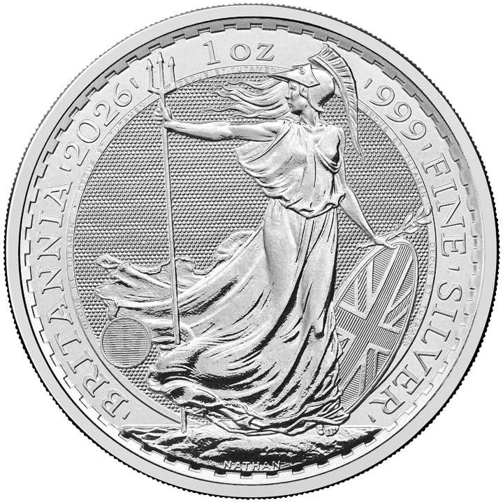 Silbermünze 1 oz – Britannia 2026 | Ag .999 | Royal Mint | Prägefrisch