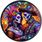 México Día de los Muertos – Cyberpunk | 1 oz Silbermünze | Ag .999 | Ruthenium | Farbdruck | 2023*