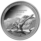 Congo: Prehistoric Life - Velociraptor Mongoliensis - 1 Unze Silber
