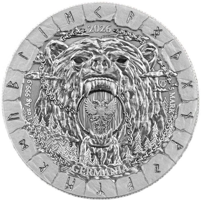 Germania Mint: Bödvar Saga - Loss 1 oz Silver BU