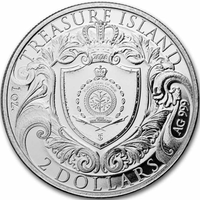Treasure Island – The Pirates 1 oz Silber 999 BU 2026 – T&S Coin
