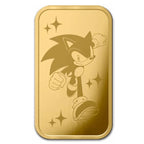 Sonic the Hedgehog – 35. Jubiläum | 0,5 g Goldbarren | Au .9999 | PAMP | SEGA lizenziert**