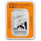 PAMP Fanta Halloween 2026 – Rückseite mit 1 oz .999 Silber und Seriennummer
