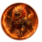 Feuerlöwe – 1 oz Kupfermedaille