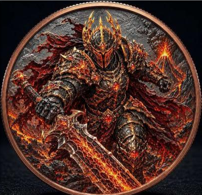 Feuerritter – 1 oz Kupfermedaille
