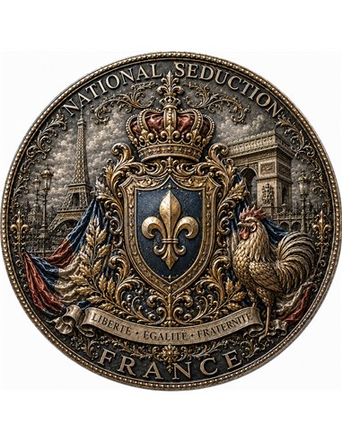France Seduction – National Seduction Series 1 oz Kupfer 999 Golden Matt & Colors 2026