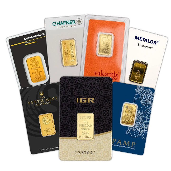 10 g Goldbarren – zertifizierter Hersteller*