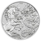 Chinese Myths and Legends: Drache & Pferd 1 oz Silber 9999 BU 2026 – Perth Mint
