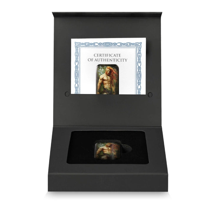 Germania Mint Germanic Gods - Freyr Edition Silver Cast Bar 2 oz Silber 2024*