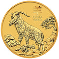 Lunar III – Year of the Goat 2027 | 1/10 oz Goldmünze | Au .9999 | Perth Mint