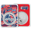 Silbermedaille 1 oz – Coca-Cola USA 2026 | Coloriert | Prooflike | Ag .999 | PAMP | Limitiert 5.000 Stück