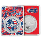 Silbermedaille 1 oz – Coca-Cola USA 2026 | Coloriert | Prooflike | Ag .999 | PAMP | Limitiert 10.000 Stück