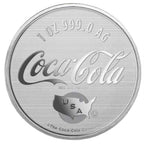 Silbermedaille 1 oz – Coca-Cola USA 2026 | Coloriert | Prooflike | Ag .999 | PAMP | Limitiert 10.000 Stück