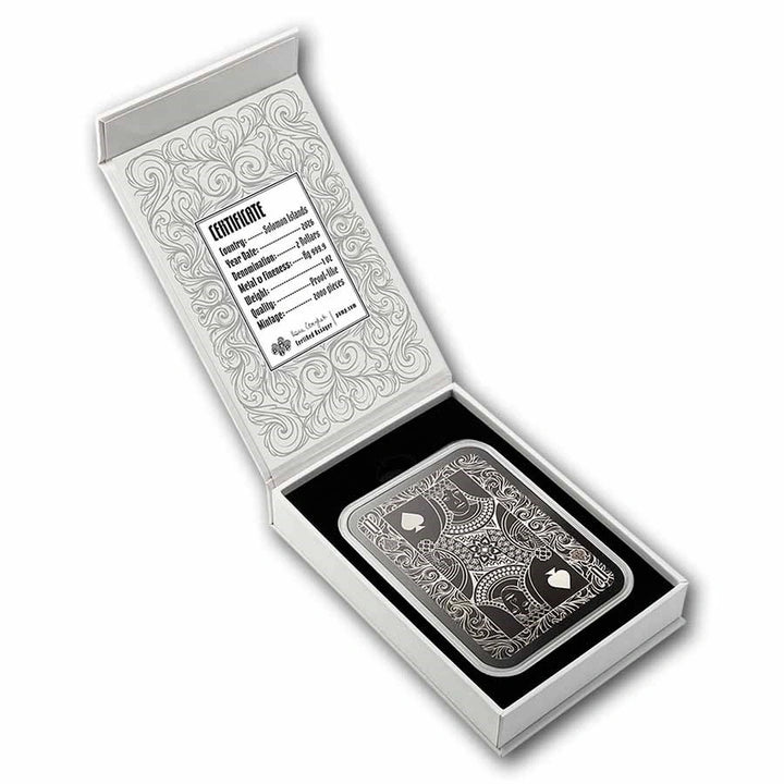 Silbermünze 1 oz – PAMP Queen of Spades 2026 | Ag .9999 | Prooflike | Shaped | Limitiert 2.000 Stück