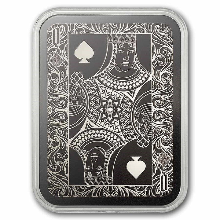 Silbermünze 1 oz – PAMP Queen of Spades 2026 | Ag .9999 | Prooflike | Shaped | Limitiert 2.000 Stück