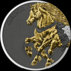 Sleipnir Geminus 2026 Silbermünze Detailansicht