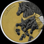 Germania Beasts Sleipnir 2026 1 oz Silber Ruthenium und Gold