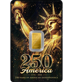 Goldbarren 1 g – American Independence 2026 | Au .9999 | Germania Mint | Limitiert 2.500 Stück**