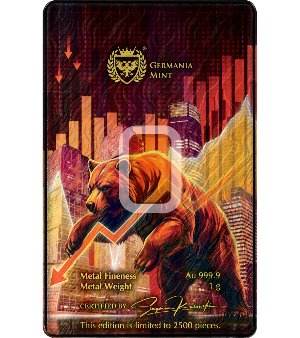 Bull & Bear Germania Mint 1g Goldbarren 999,9**