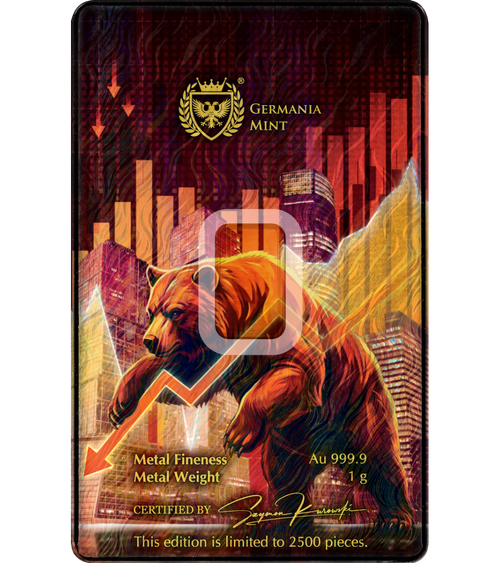 Bull & Bear Germania Mint 1g Goldbarren 999,9**