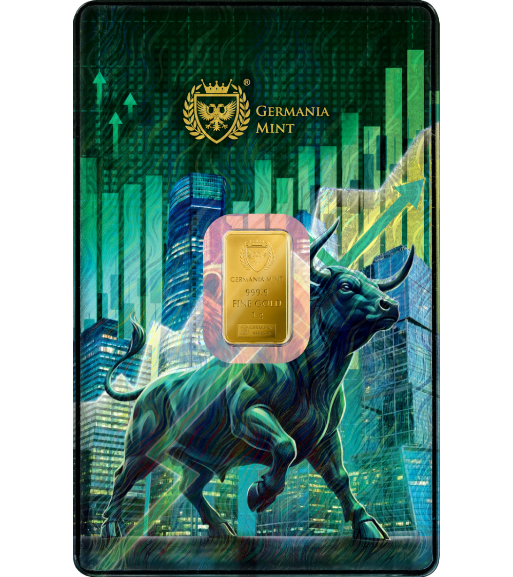Bull & Bear Germania Mint 1g Goldbarren 999,9**