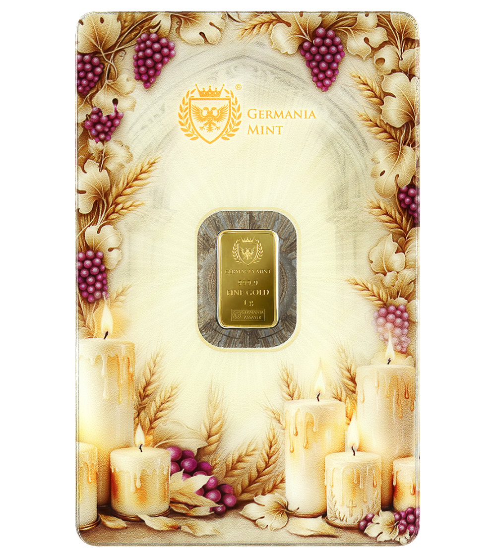 Germania Mint Gold – First Holy Communion-Version II - 1g Goldbarren