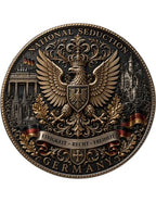 Germany Seduction – National Seduction Series 1 oz Kupfer 999 Golden Matt & Colors 2026