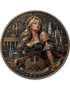 Germany Seduction – National Seduction Series 1 oz Kupfer 999 Golden Matt & Colors 2026