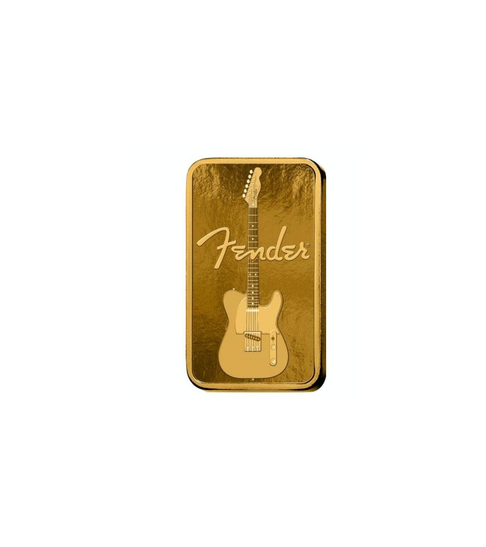 Goldbarren 1 g – Fender 80th Anniversary | Au .9999 | 2026**