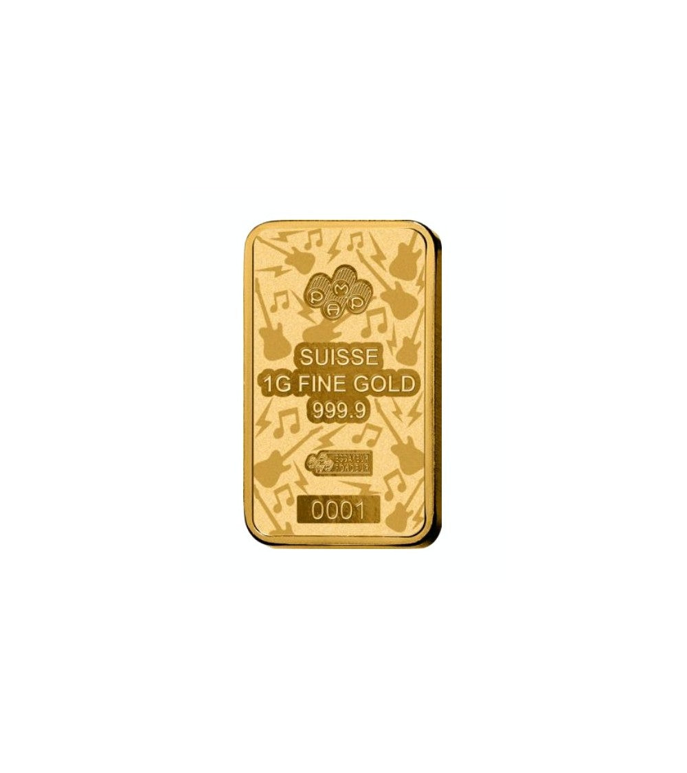 Goldbarren 1 g – Fender 80th Anniversary | Au .9999 | 2026**