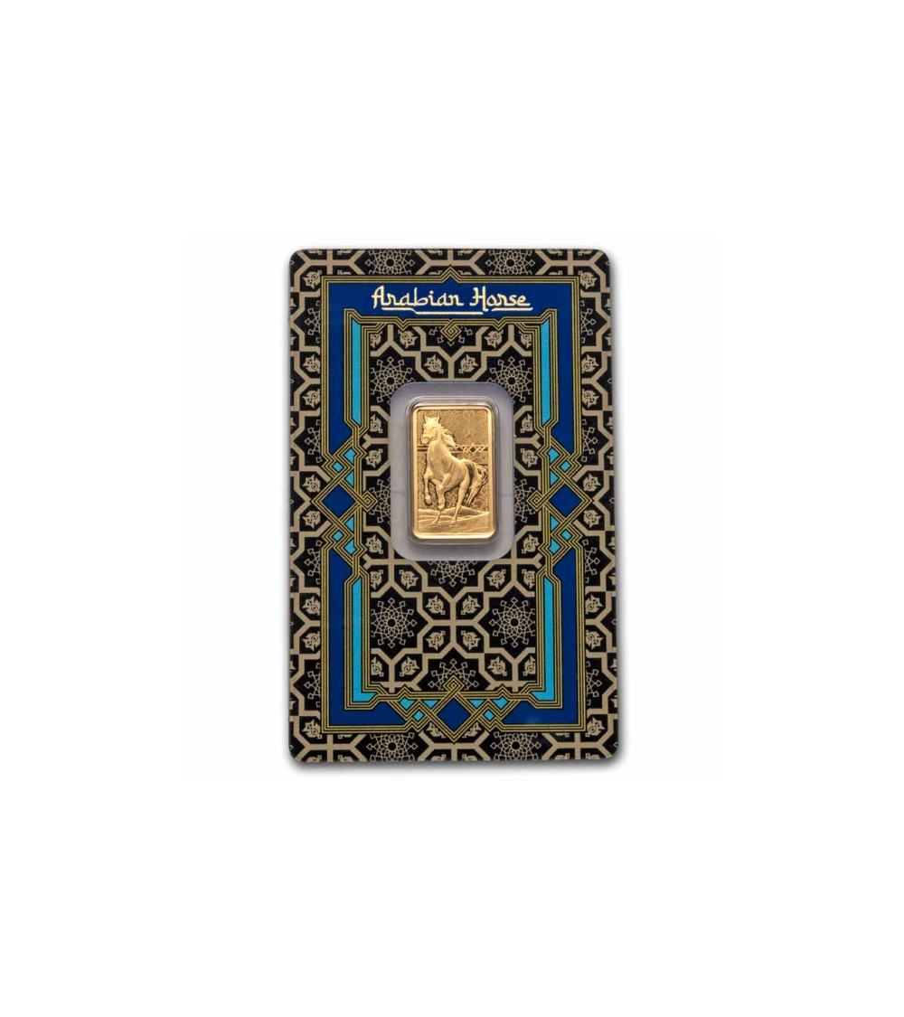 PAMP Arabian Horse Goldbarren, AU 999.9 5g**