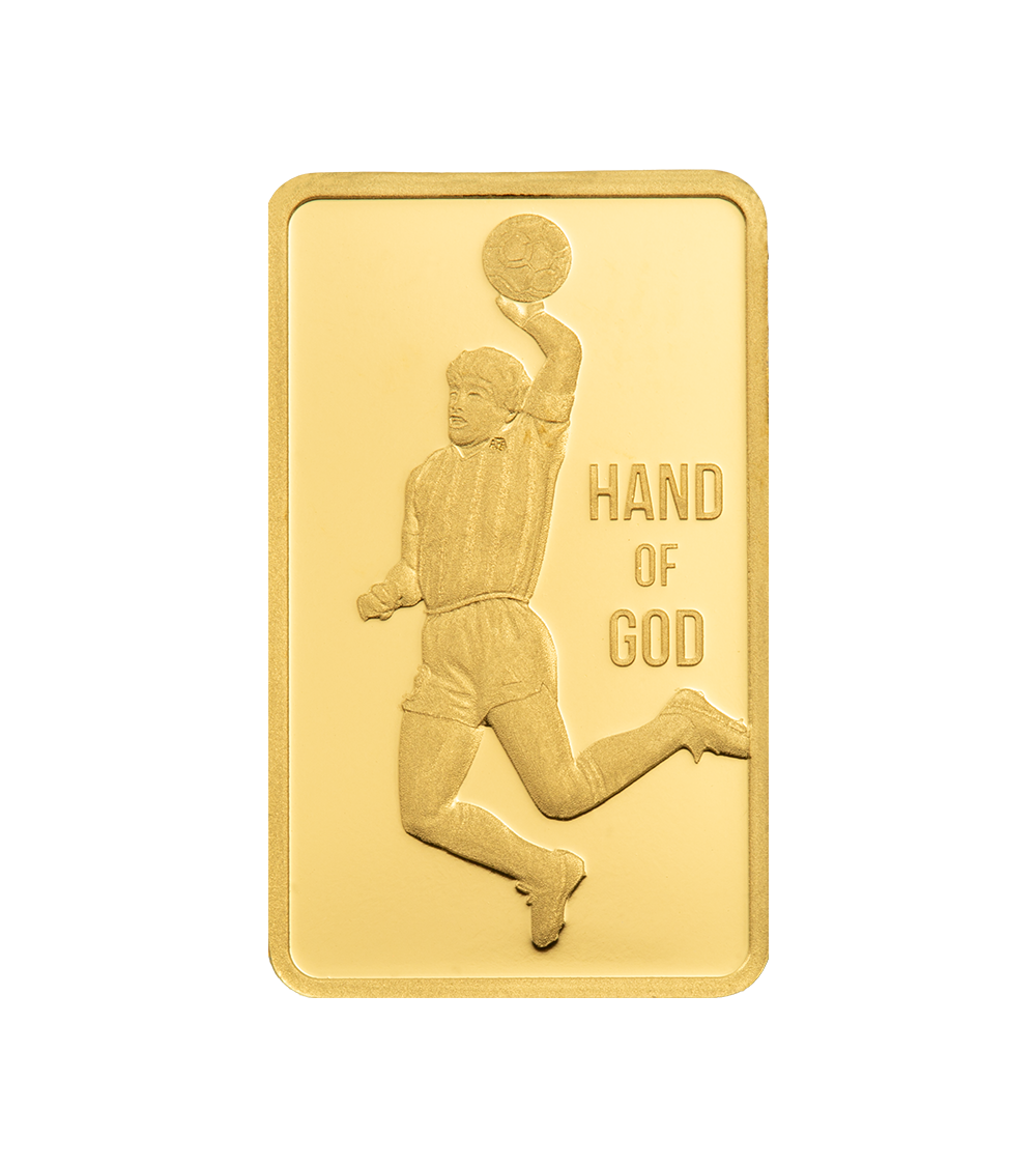 Diego Maradona 1g Goldbarren 999,9 – PAMP Suisse **