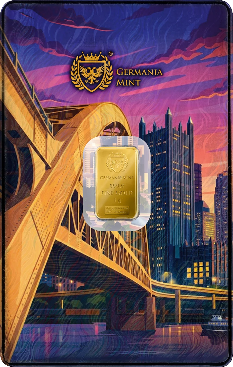 Goldbarren 1 g – ANA World's Fair of Money 2026 | Au .9999 | Germania Mint**