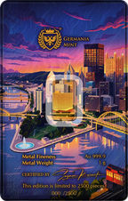 Goldbarren 1 g – ANA World's Fair of Money 2026 | Au .9999 | Germania Mint**